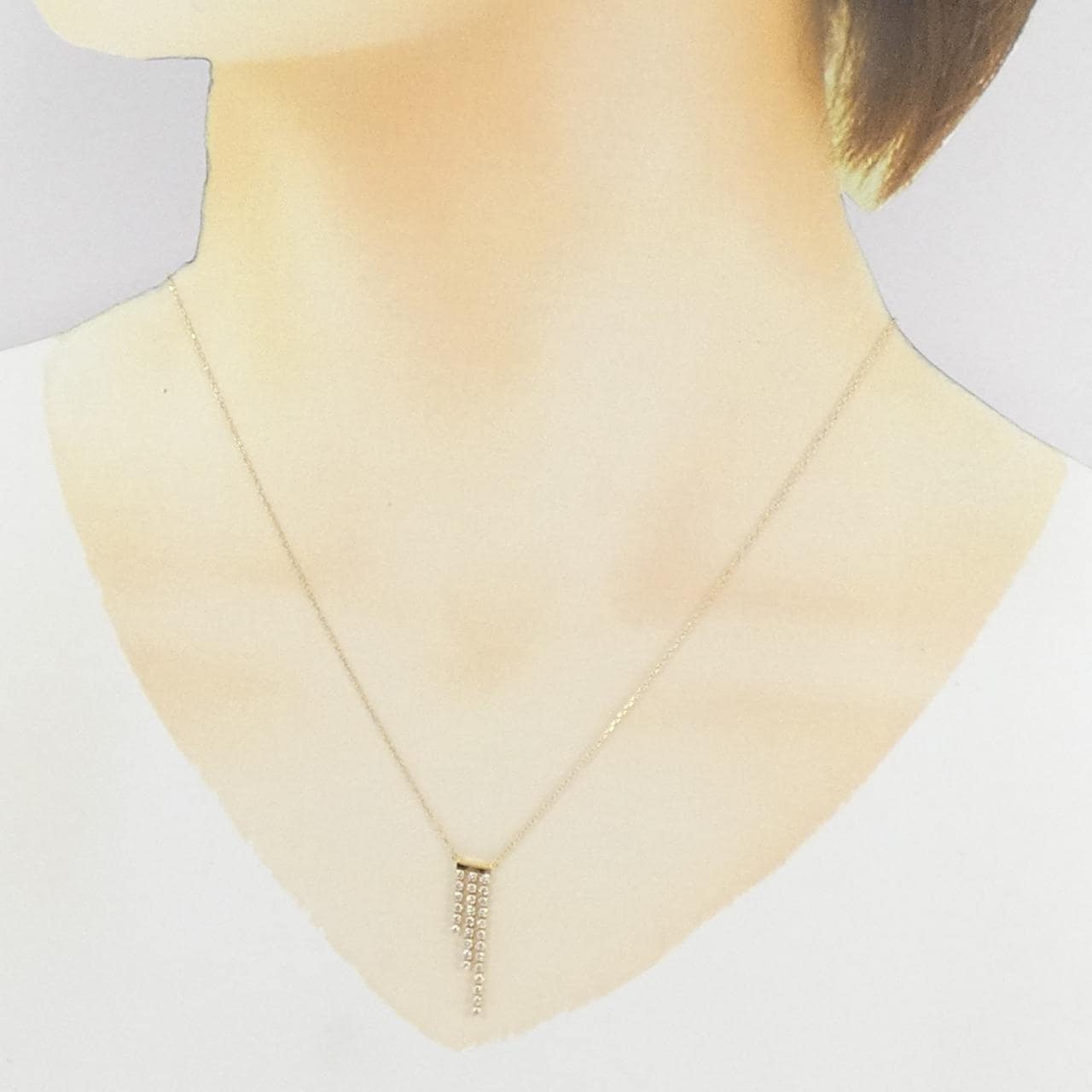 アーカー シャンデリア ネックレス 0.33CT