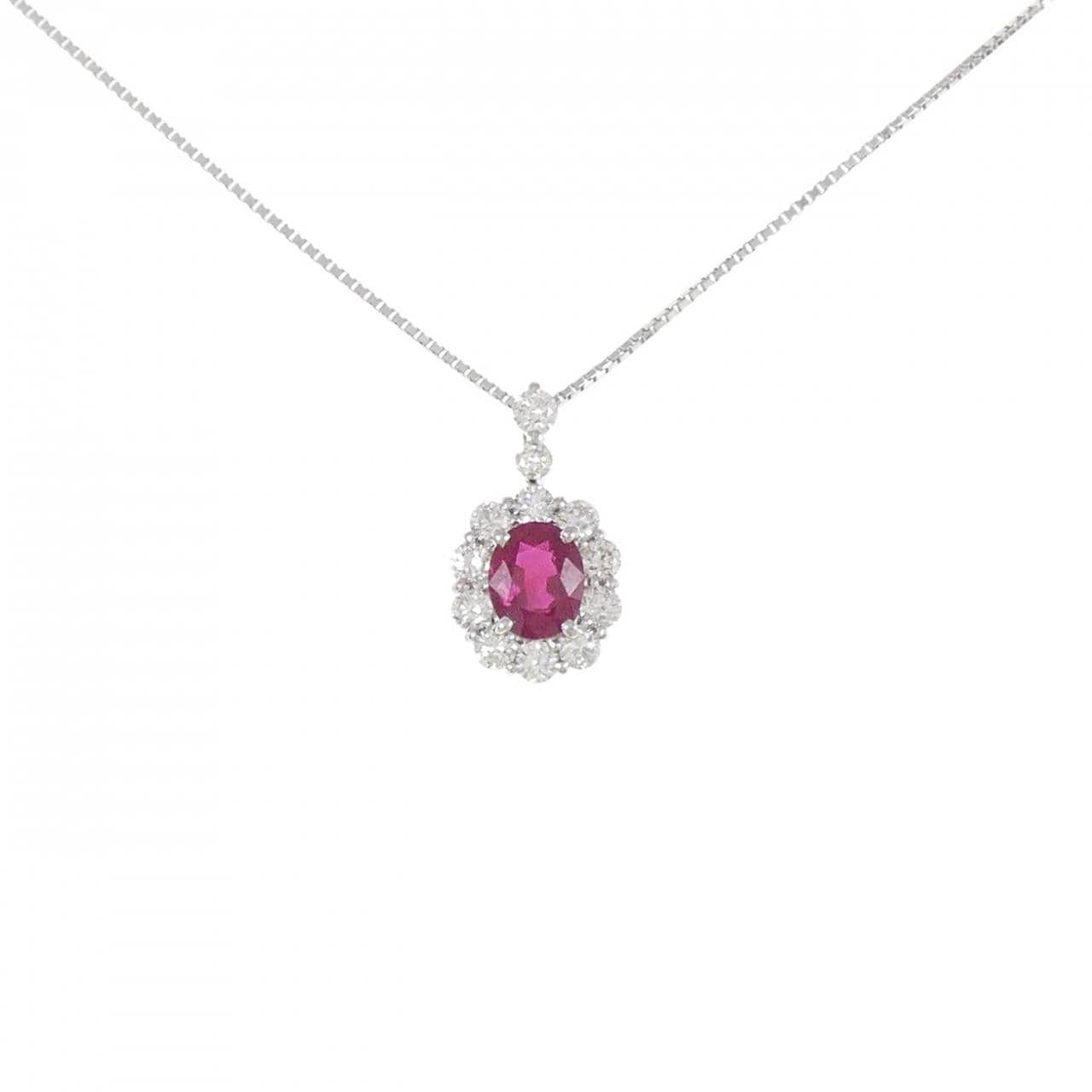 [Remake] PT Ruby Necklace 1.00CT Burmese