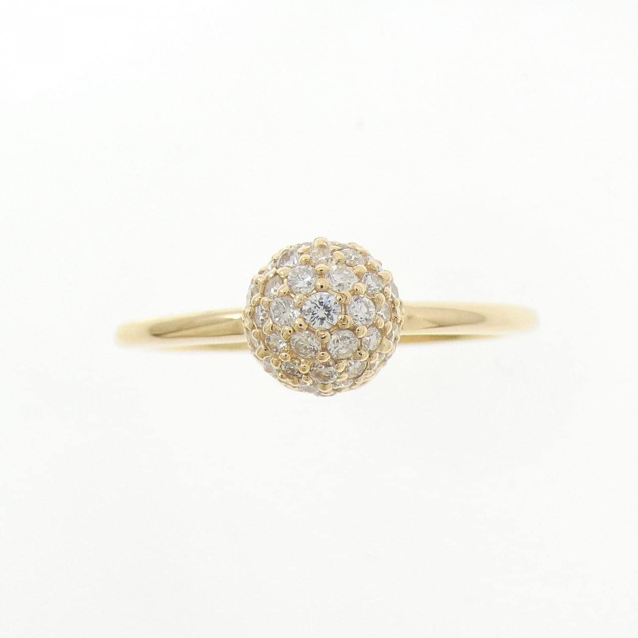 【リメイク】K18YG ダイヤモンド リング 0.30CT
