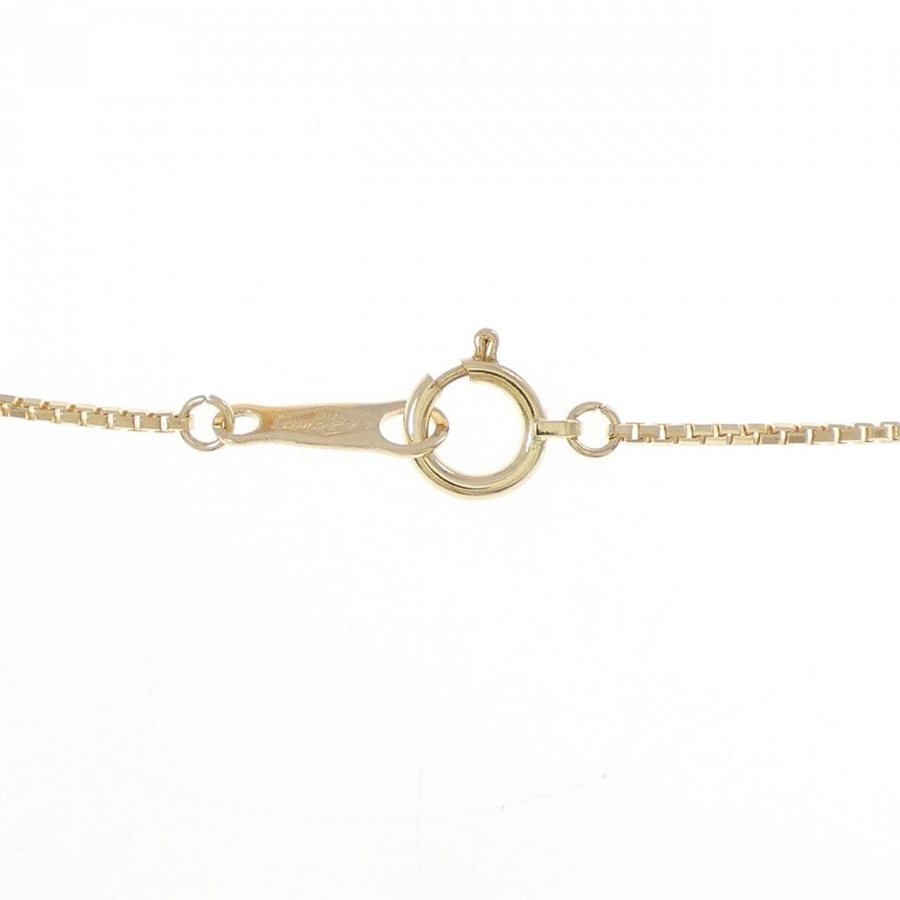 K18YG 白蝶パール ネックレス 13.5mm