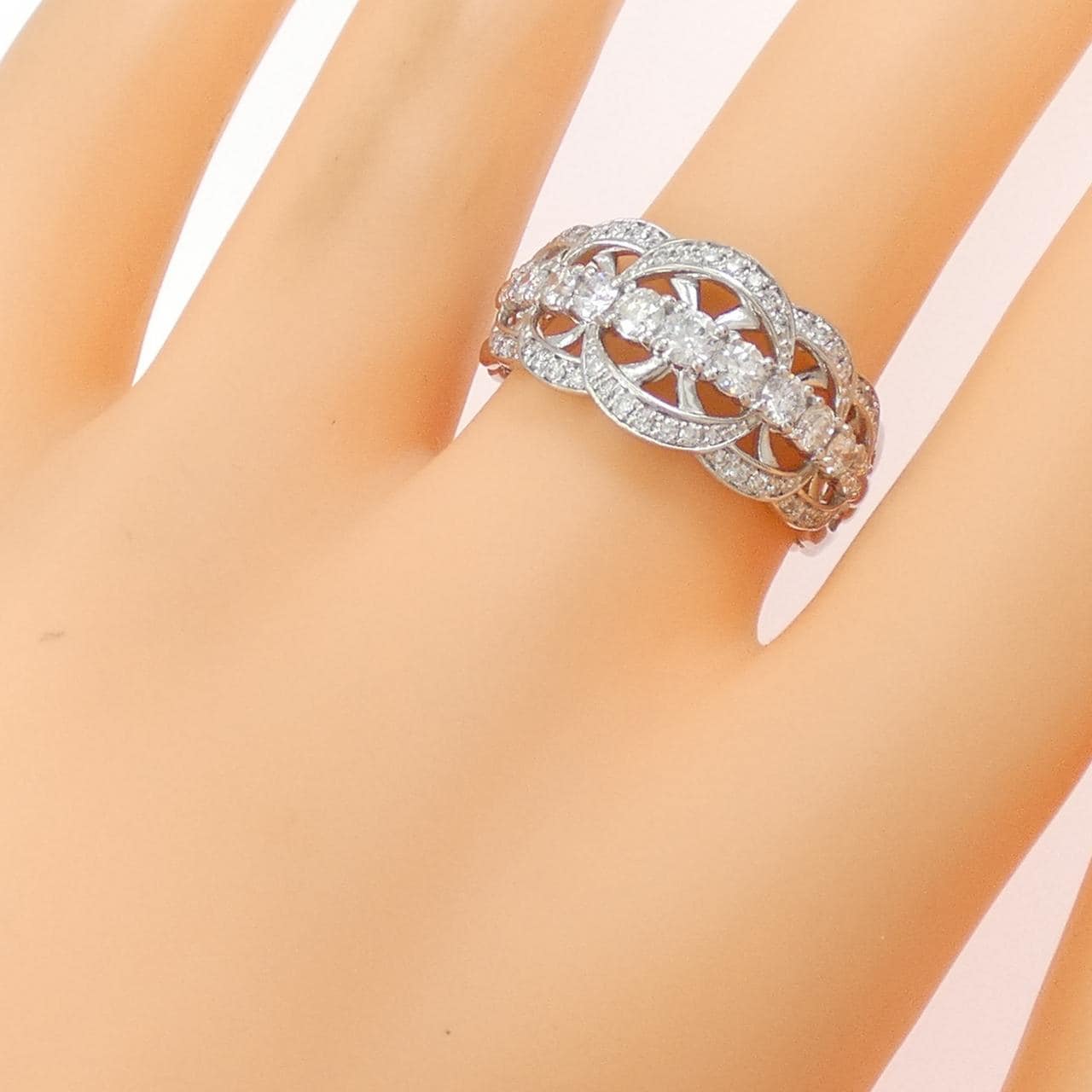 PT900 ダイヤモンド リング 0.91CT