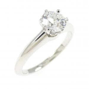 ティファニー クラシックソリティア リング 0.52CT E VVS2