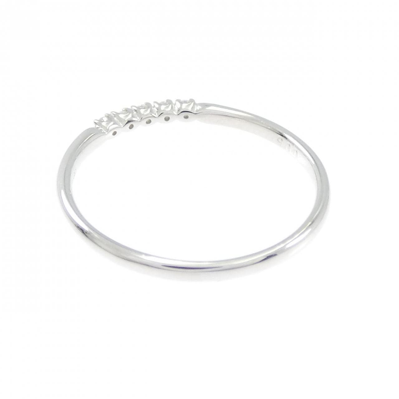 K18WG ダイヤモンド リング 0.05CT