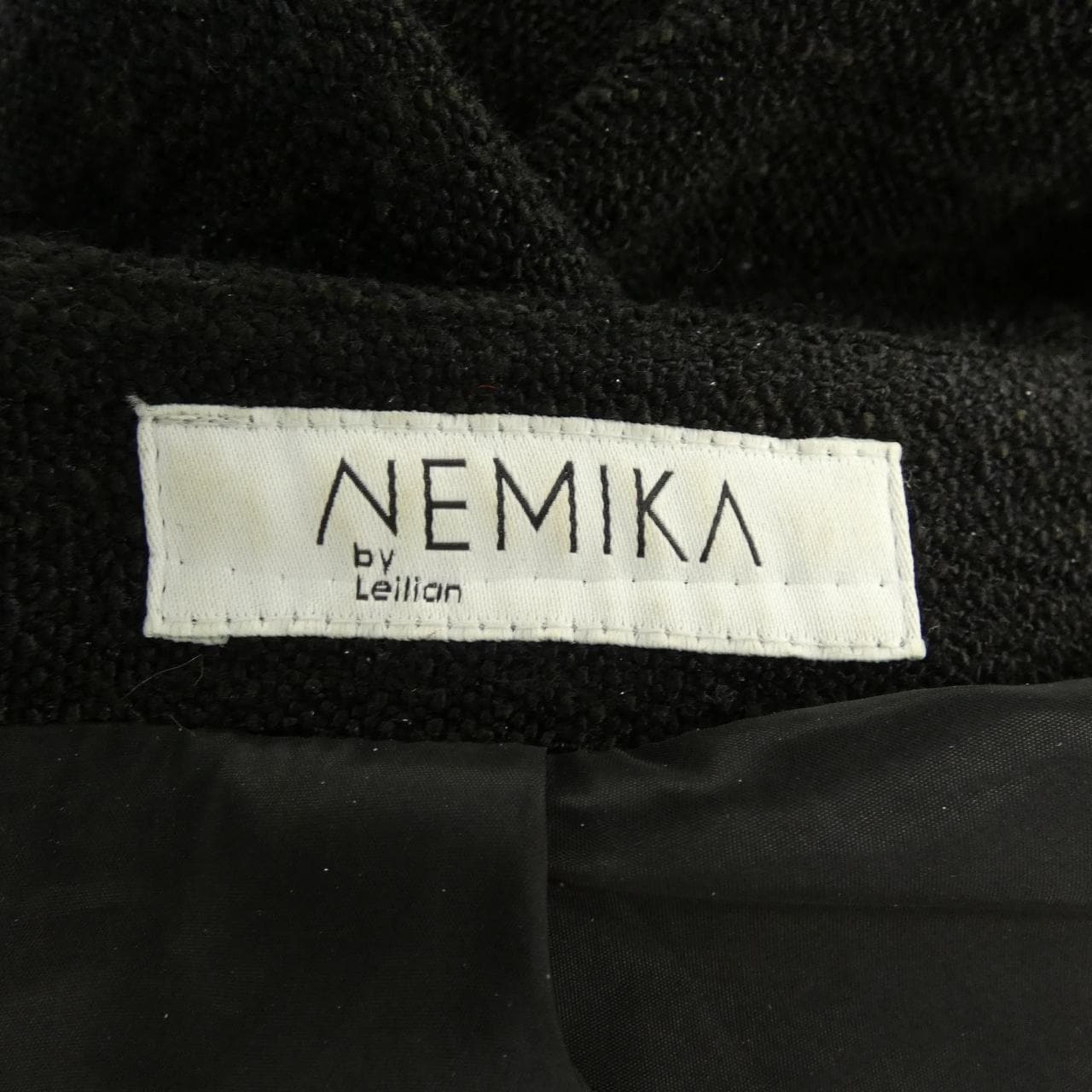 ネミカバイレリアン NEMIKA BY LEILIAN ノーカラージャケット