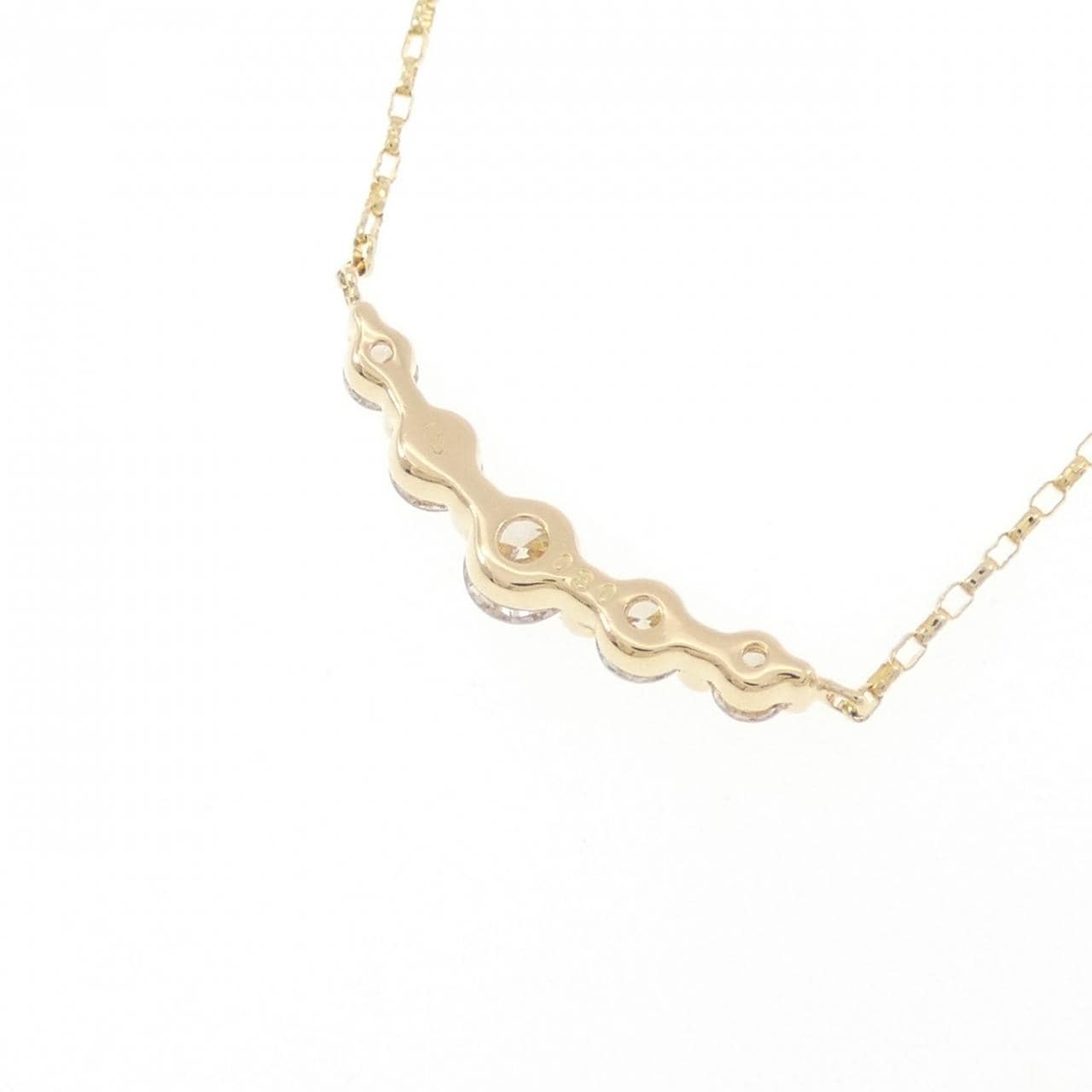 K18YG ダイヤモンド ネックレス 0.30CT