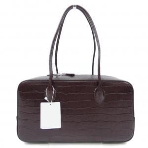 メゾンカナウ MAISON CANAU CROCO EW BOX-BOSTON BAG