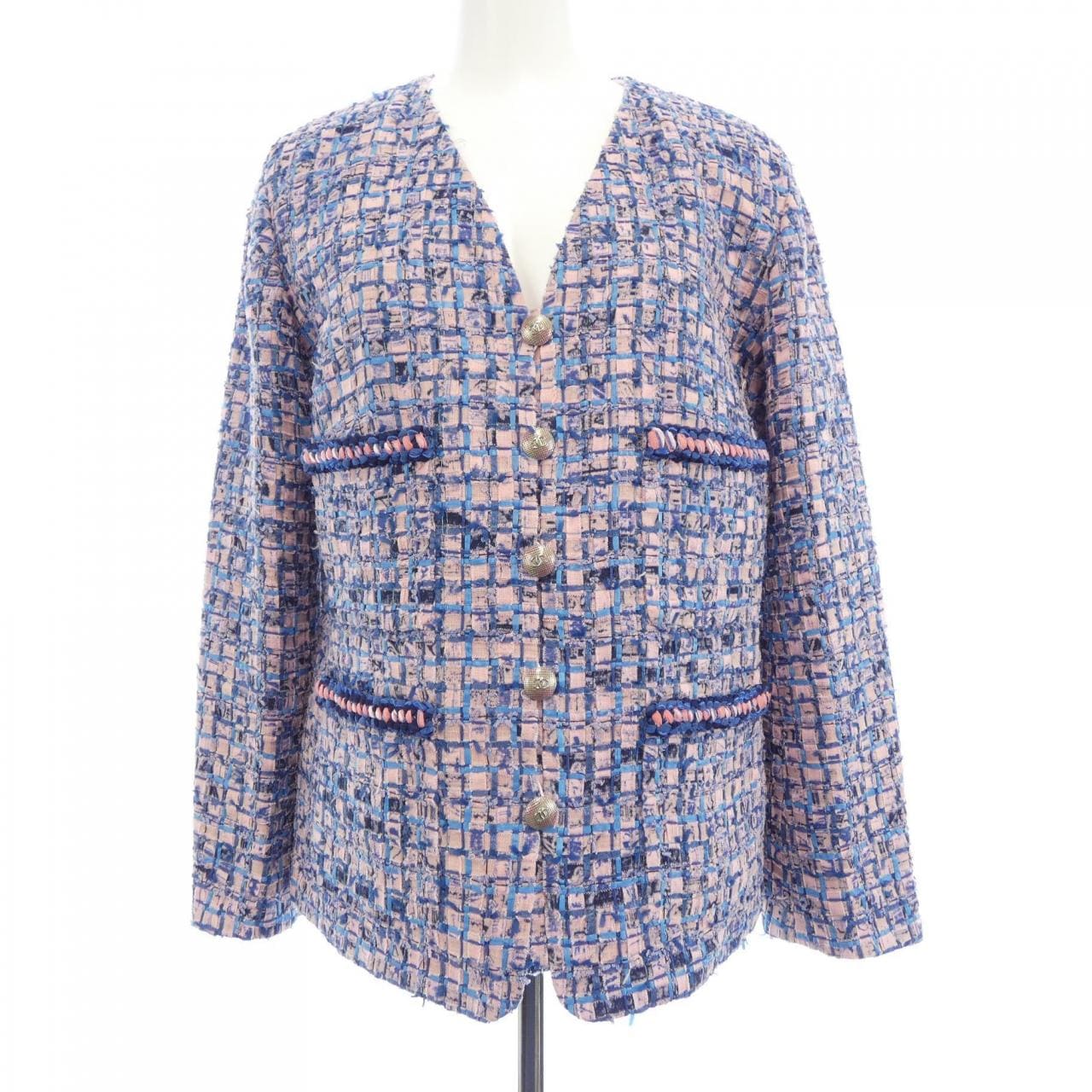 シャネル CHANEL P70099V49020 21P ノーカラージャケット