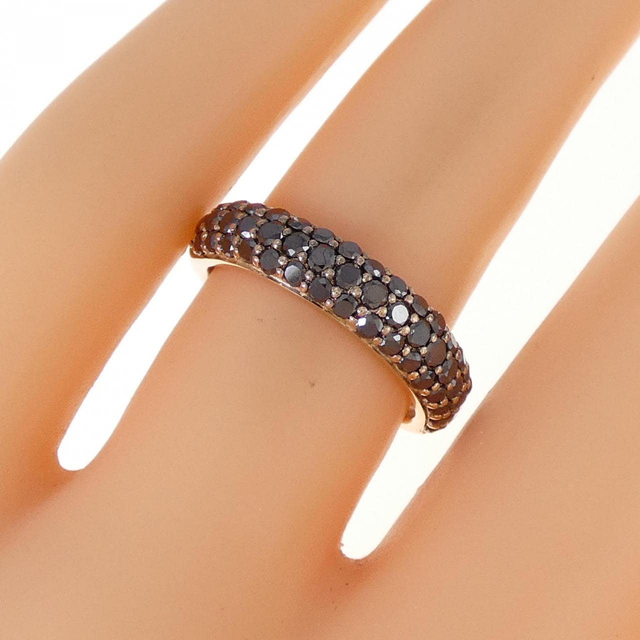 K18PG ダイヤモンド リング 0.85CT
