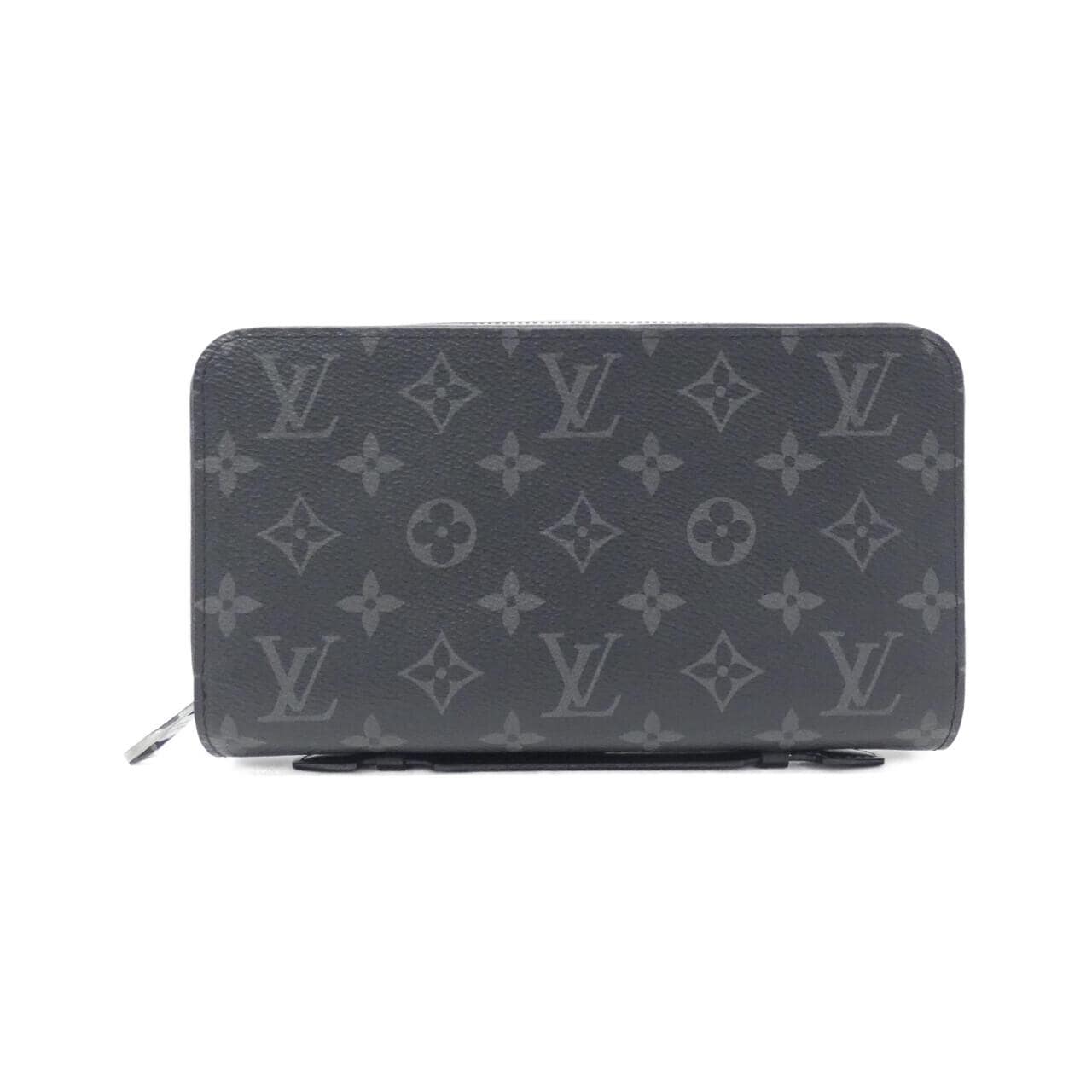 LOUIS VUITTON Monogram Eclipse拉链XL M61698 皮夾