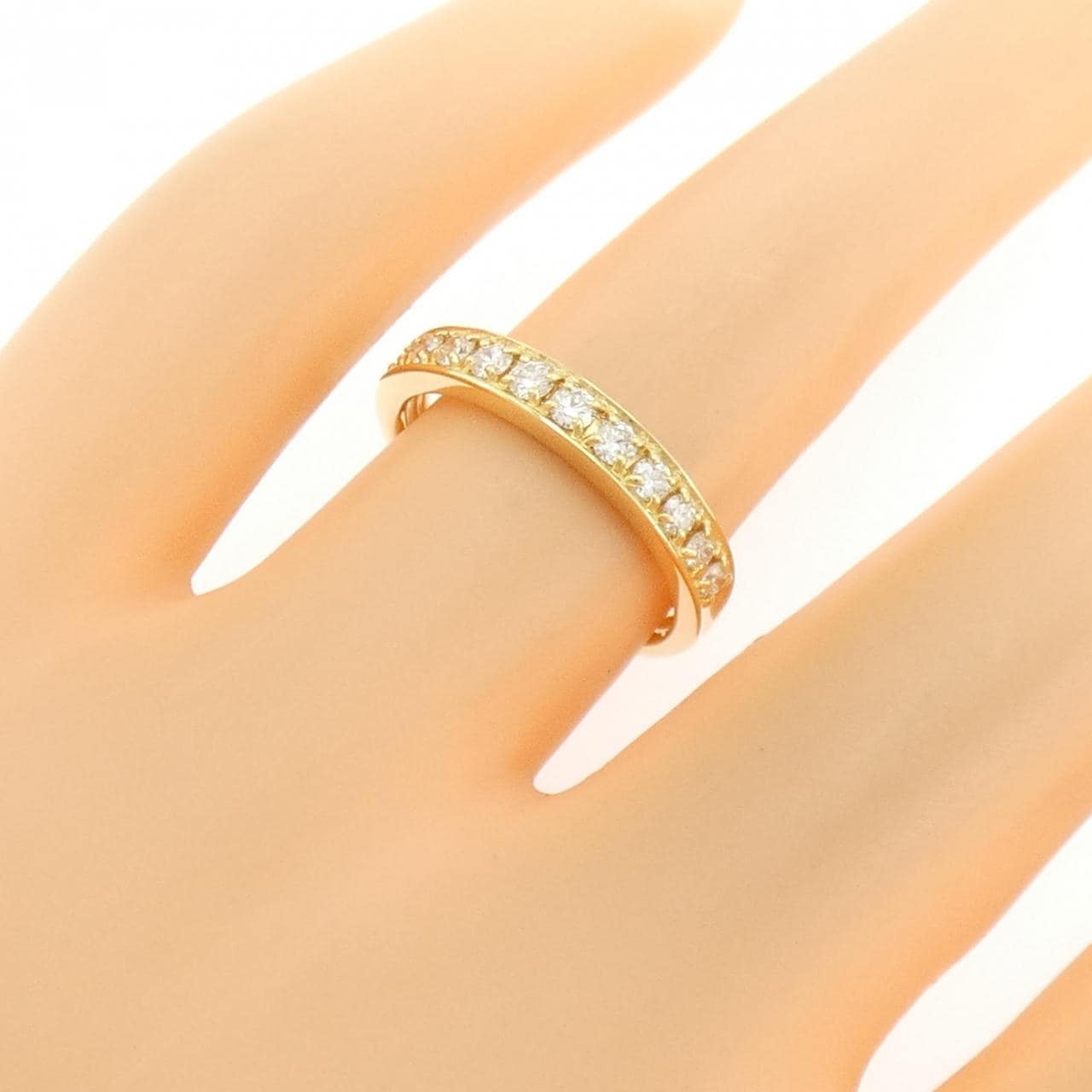 K18YG ダイヤモンド リング 0.305CT