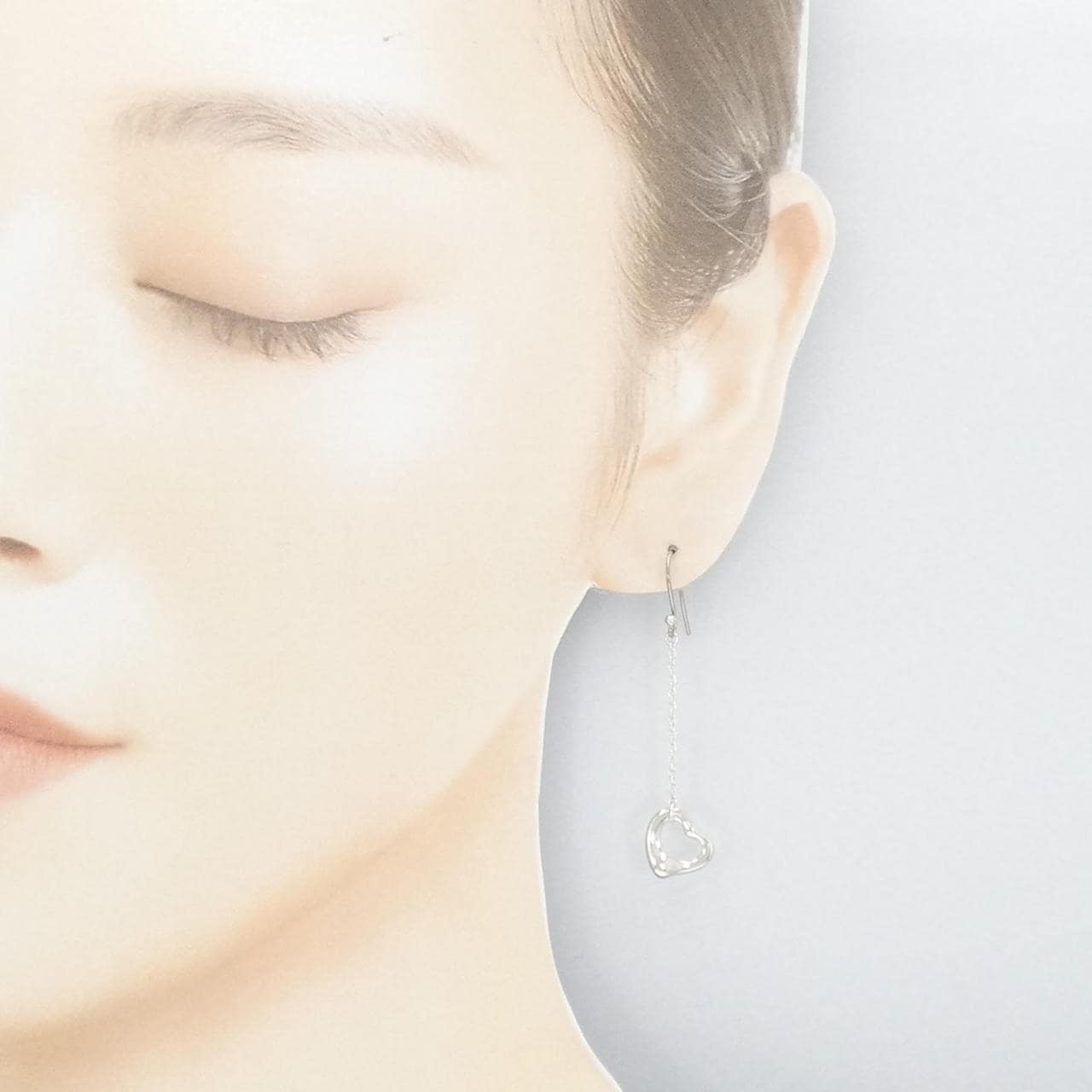 TIFFANY open heart drop earrings
