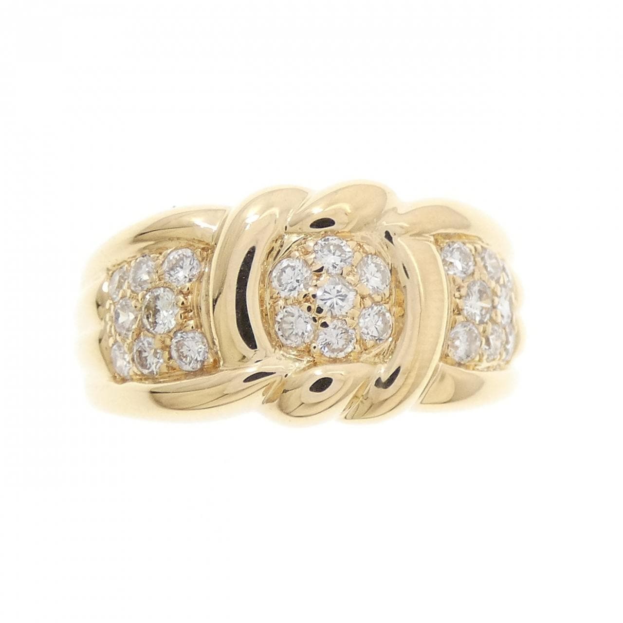 750YG ダイヤモンド リング 0.46CT