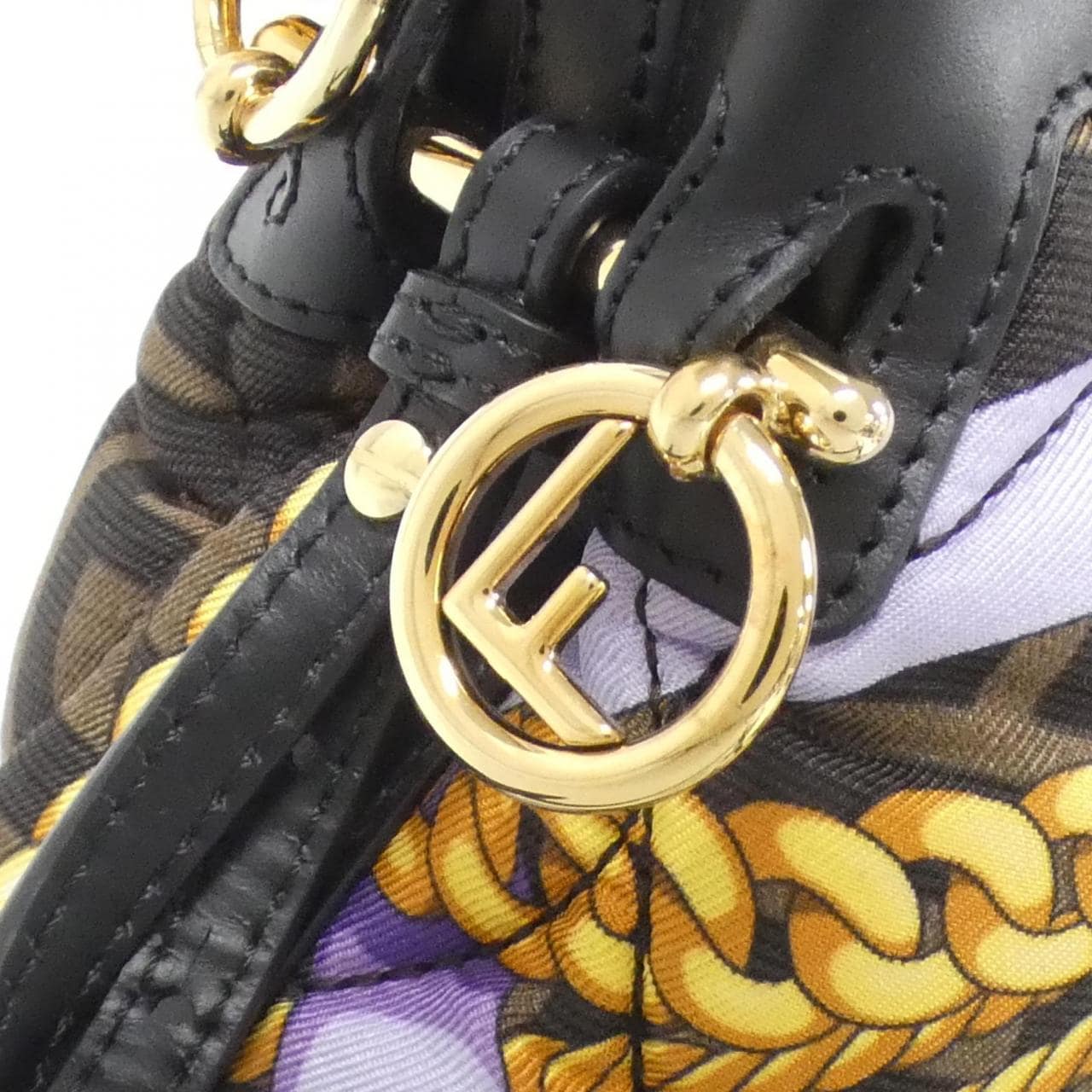 フェンディ ミニ モン トレゾール 8BS010 AKBA ショルダーバッグ