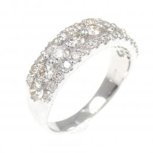 K18WG ダイヤモンド リング 1.00CT