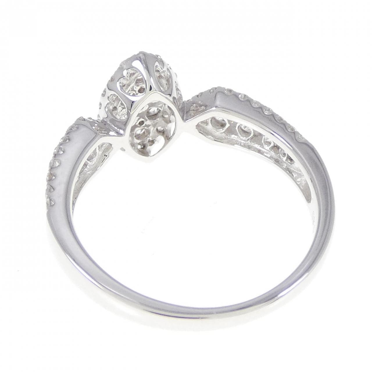 750WG ダイヤモンド リング 0.85CT