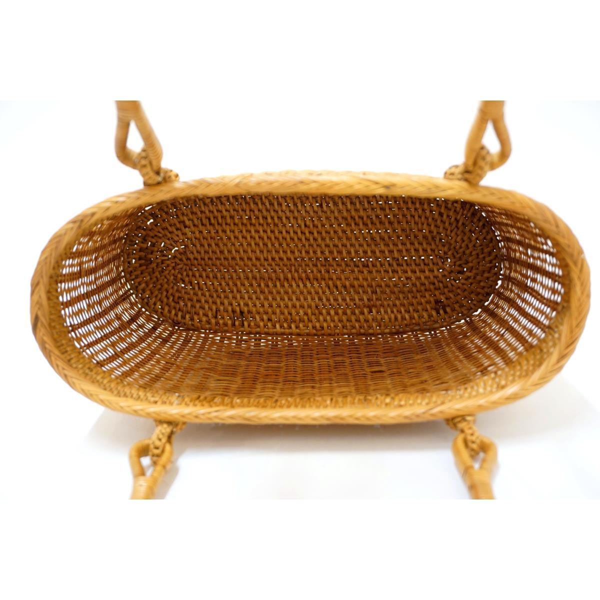 【新品】カゴバッグ　巾着付き