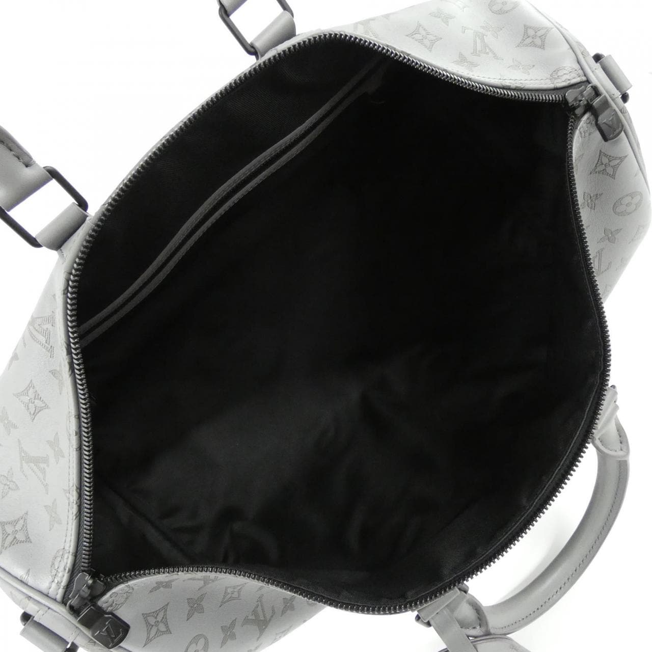 LOUIS VUITTON Monogram Shadow Keepall Bandouliere 50公分 M46117 波士頓包