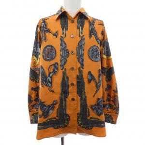 【ヴィンテージ】エルメス HERMES LES PARURES DU VENT ツイルレーヌ. シャツ