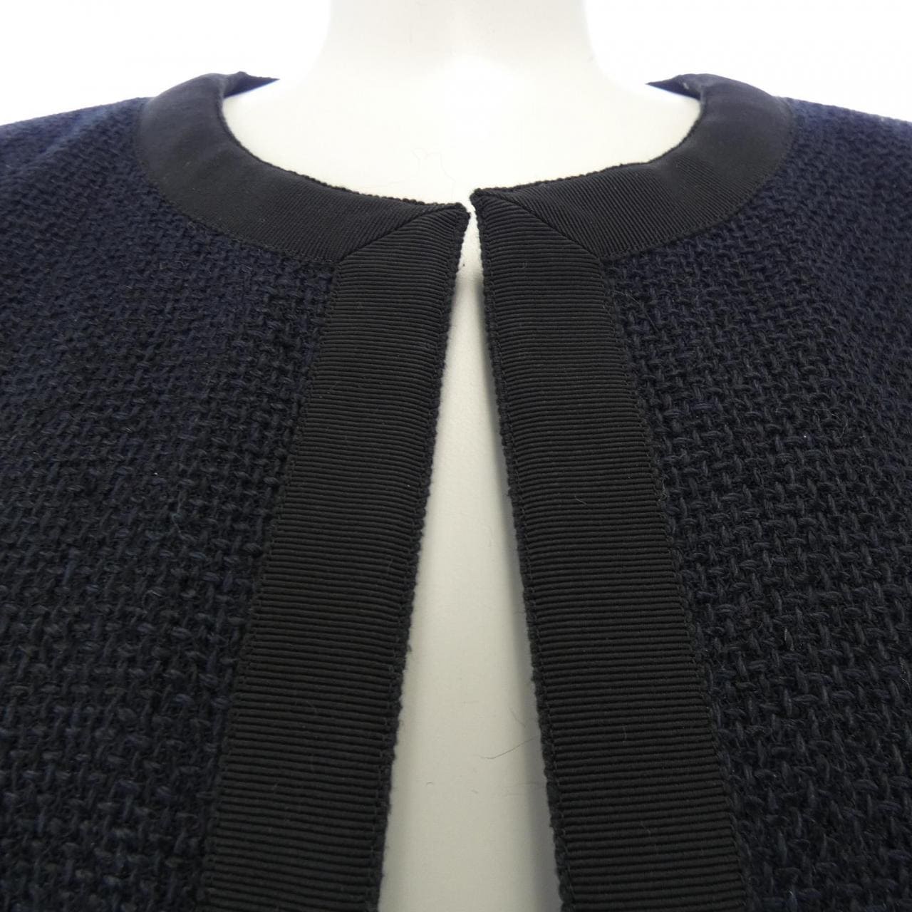 【ヴィンテージ】シャネル CHANEL P19055V11109 02P ノーカラージャケット