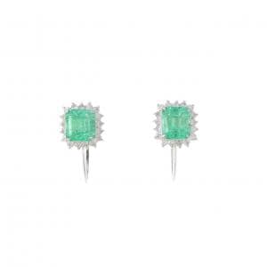 PT900/PT850 エメラルド イヤリング 1.28CT