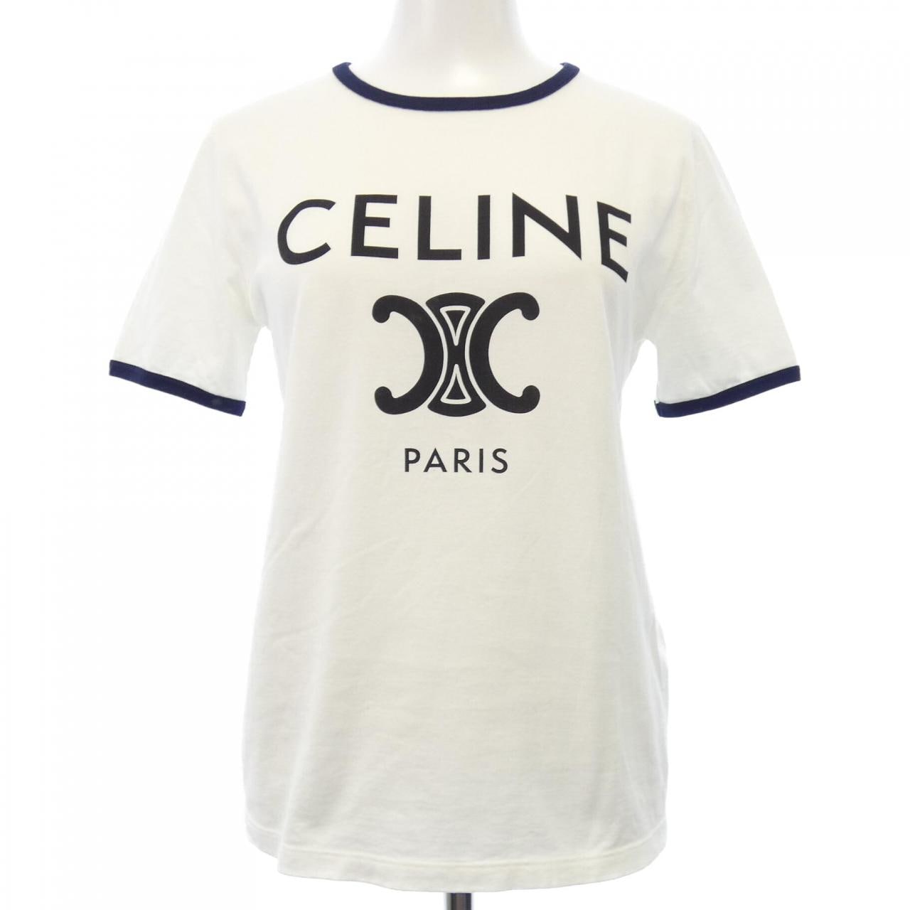 セリーヌ CELINE CELINE PARIS Tシャツ　トリオンフ TRIOMPHE 2X872671Q Tシャツ
