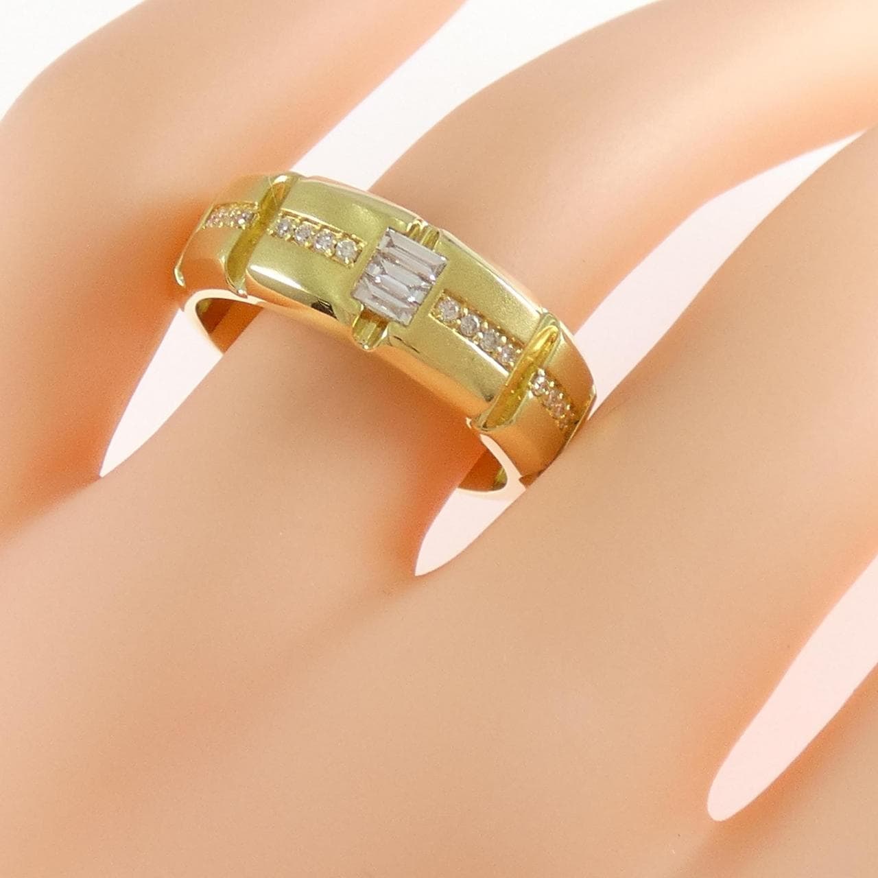 K18YG ダイヤモンド リング 0.23CT
