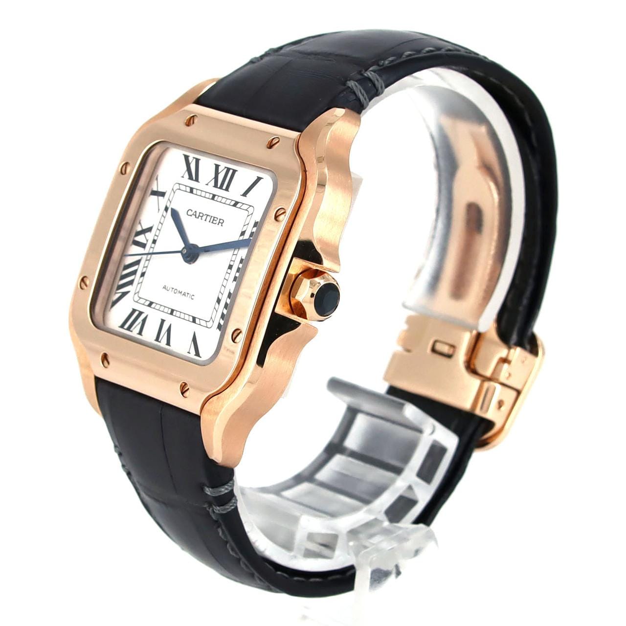 Cartier Santos de Cartier MM PG WGSA0012 PG/RG自動上弦