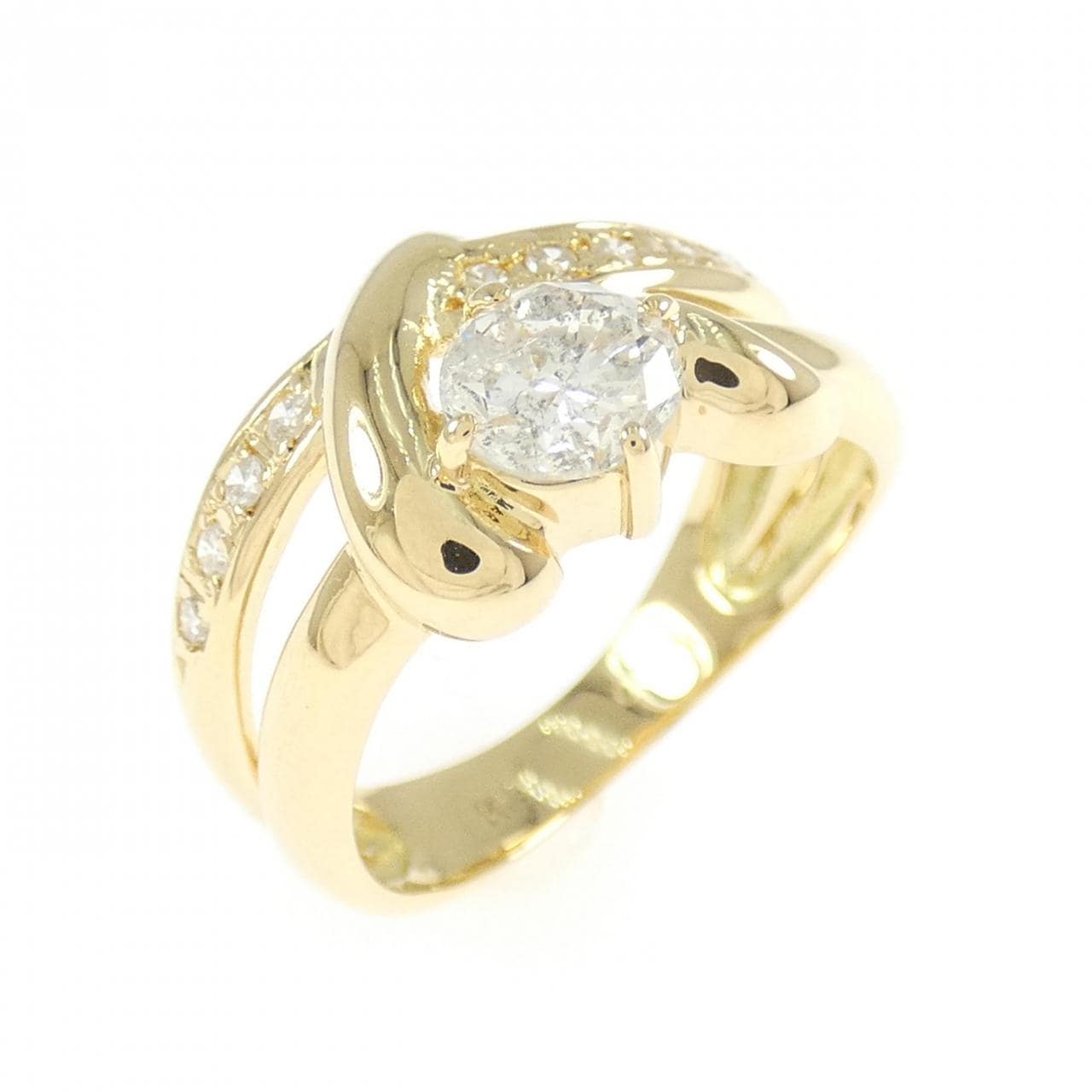 K18YG ダイヤモンド リング 0.50CT