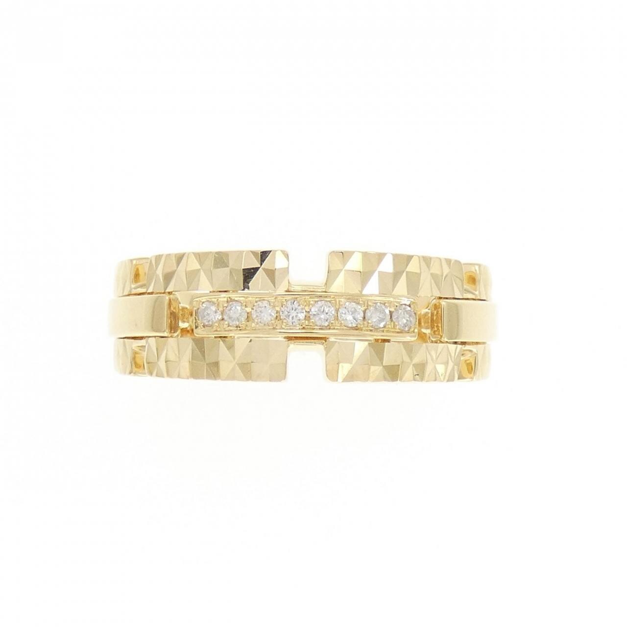 K18YG Diamond ring