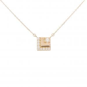 K18PG ダイヤモンド ネックレス 0.13CT
