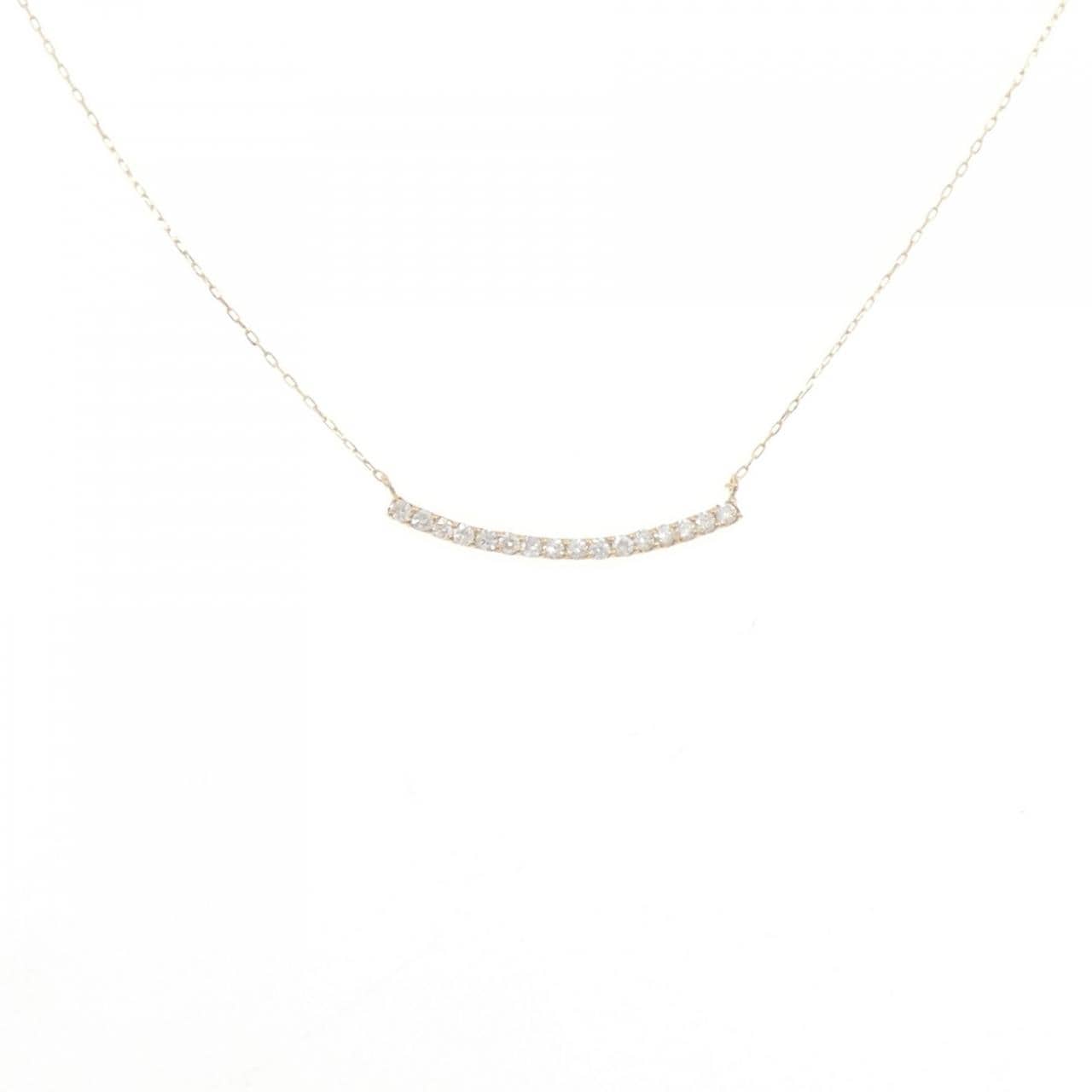 【リメイク】K18YG ダイヤモンド ネックレス 0.20CT