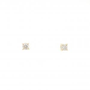 【リメイク】K18YG ダイヤモンド ピアス 0.10CT