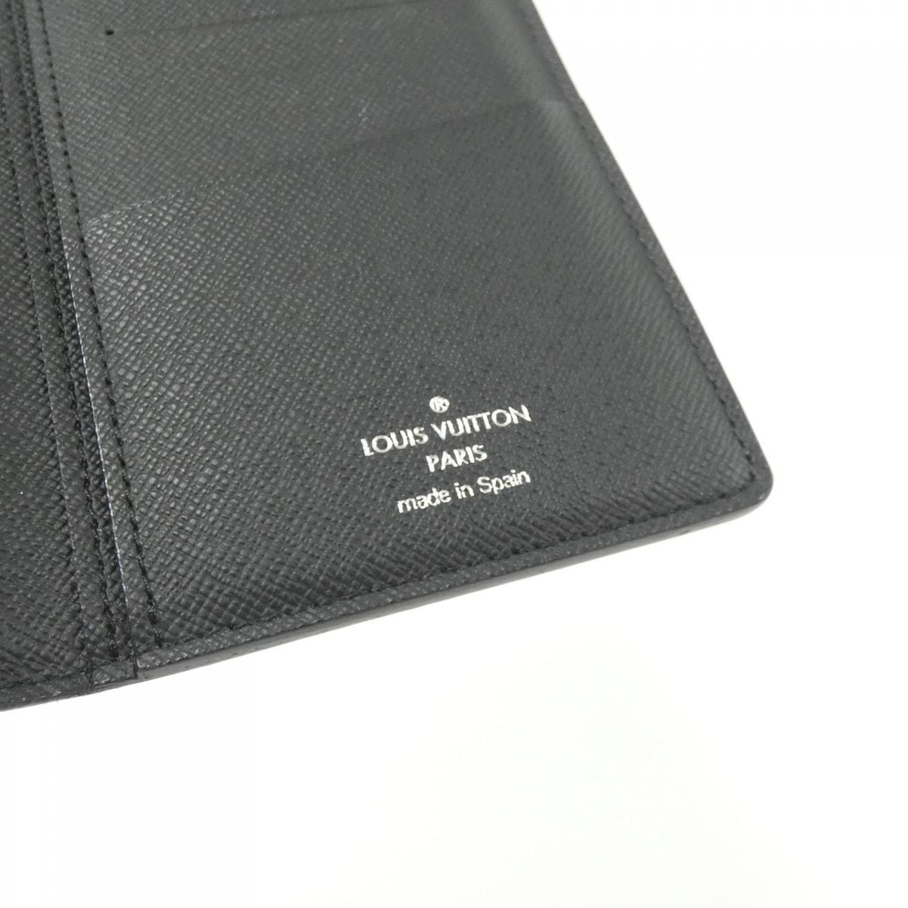 LOUIS VUITTON Damier Graphite 3D Portefeuille Brazza N60436 Wallet