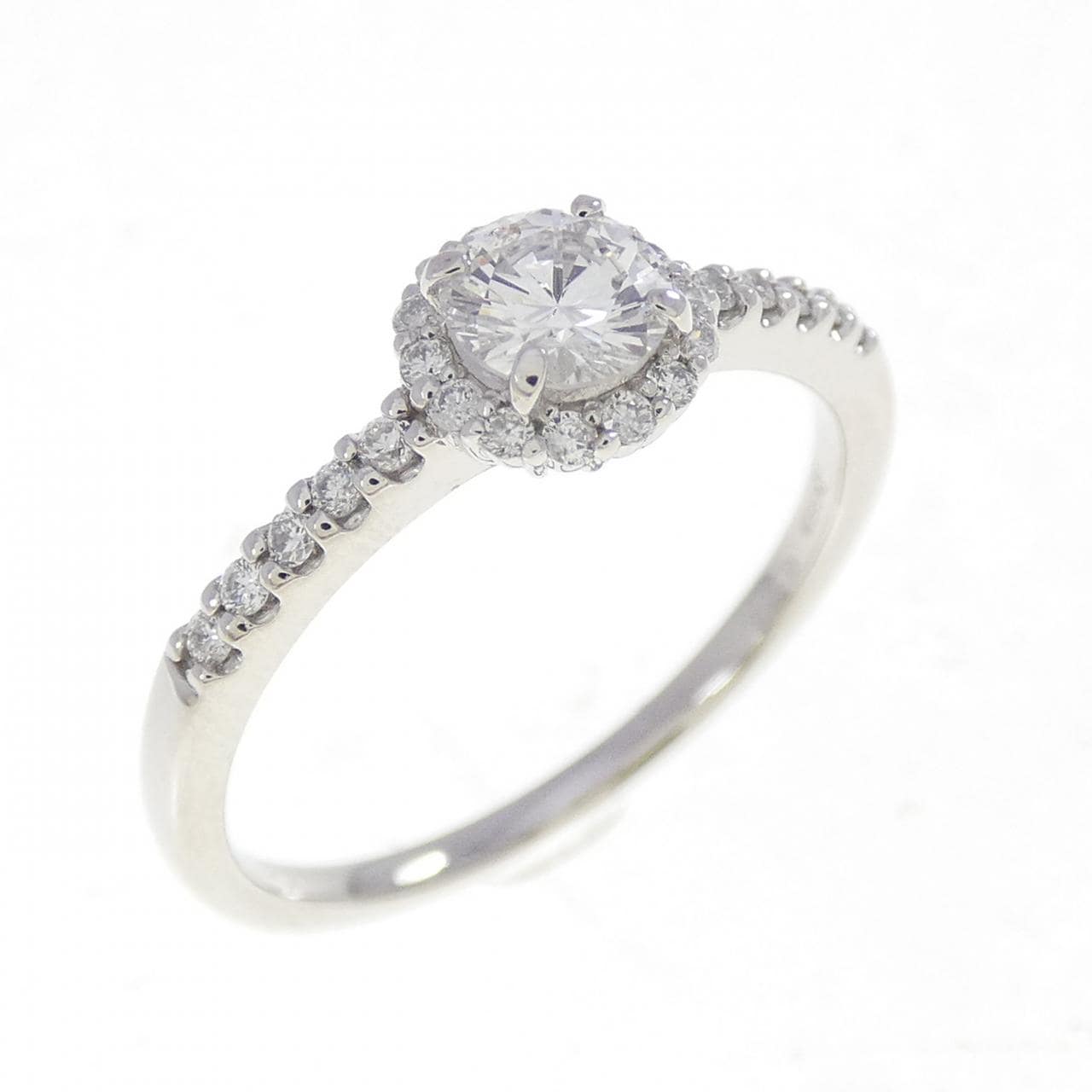 PT950 ダイヤモンド リング 0.316CT E SI1 Good