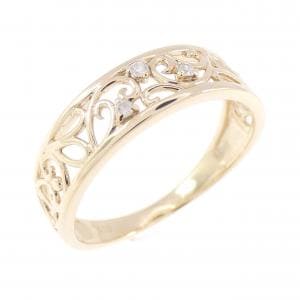 K10YG ダイヤモンド リング