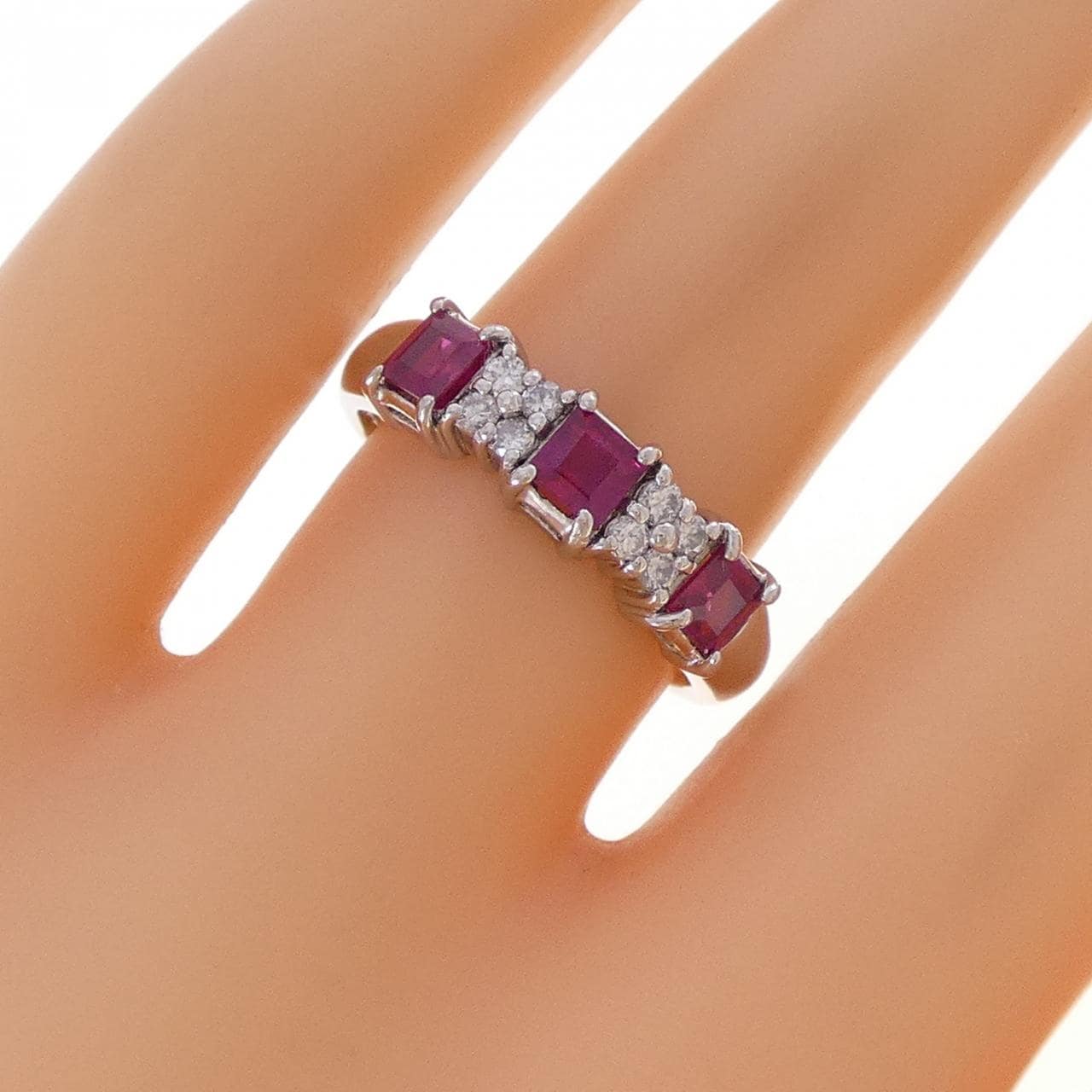 PT900 ルビー リング 0.81CT