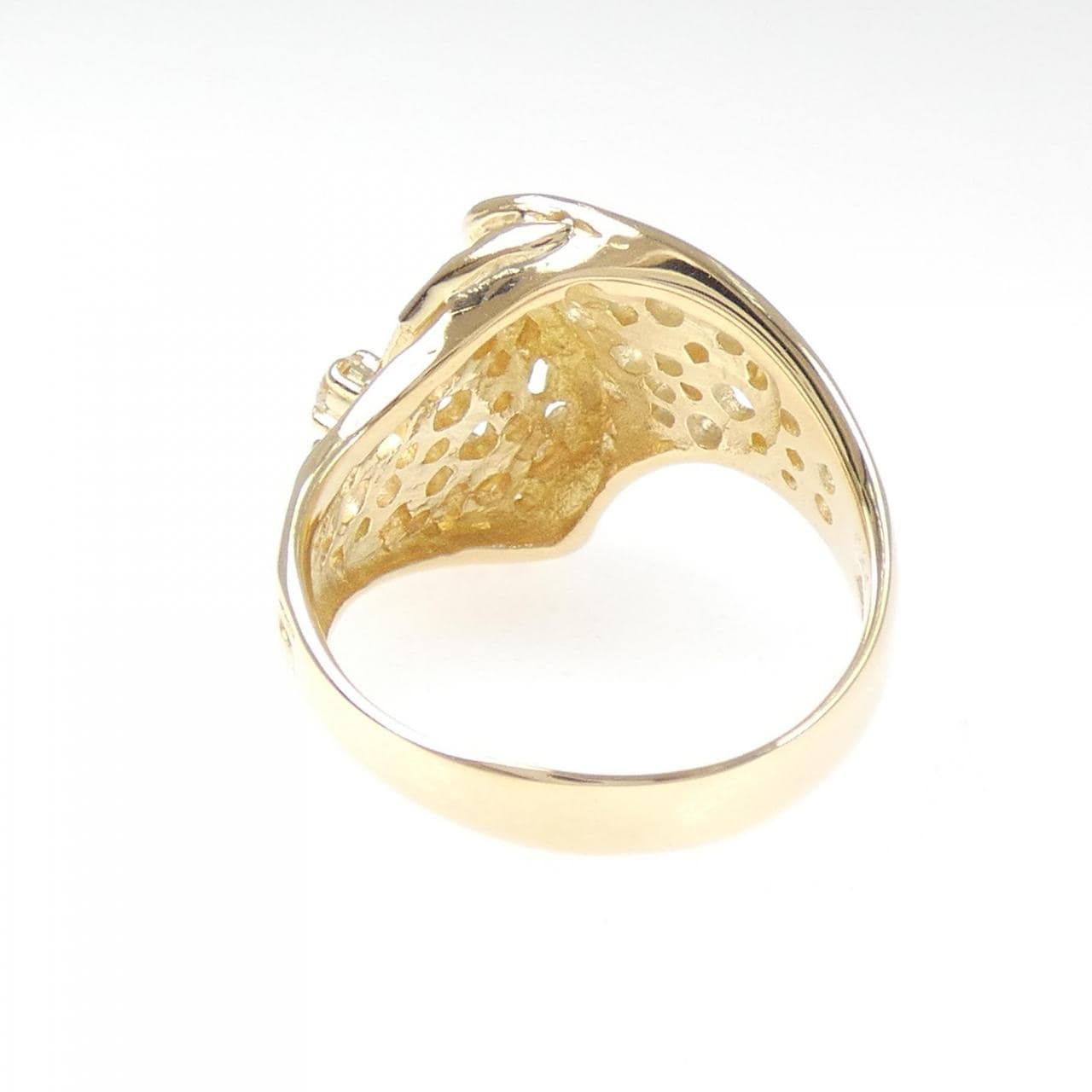 K18YG ダイヤモンド リング 0.24CT