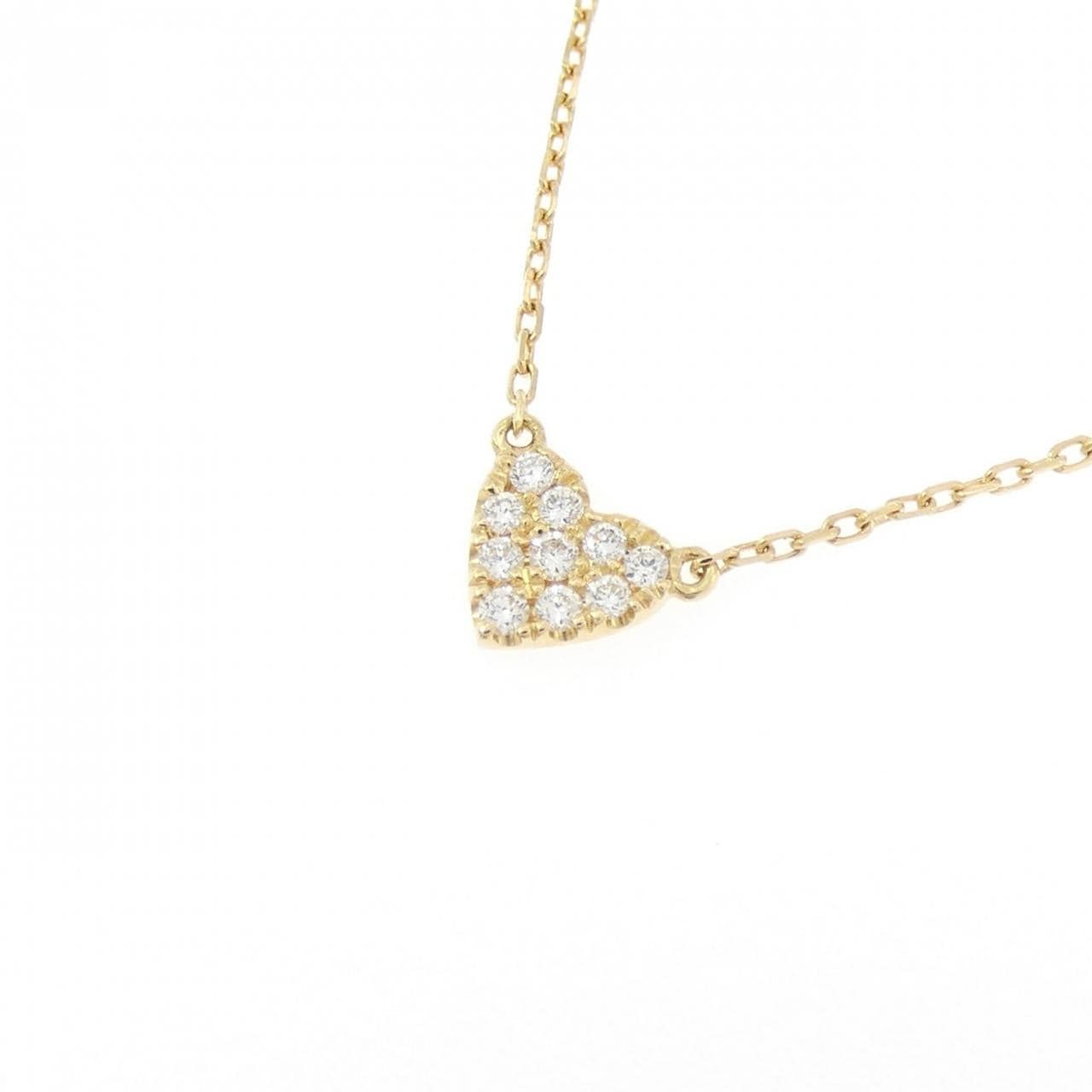 アーカー ハートパヴェ ネックレス 0.05CT