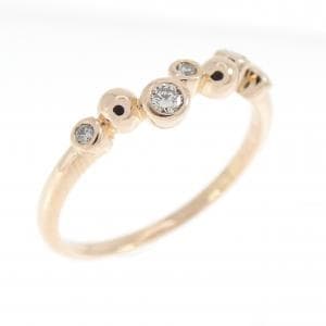 K18PG ダイヤモンド リング 0.08CT
