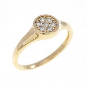 K18YG ダイヤモンド リング 0.10CT