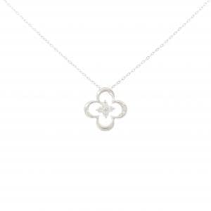 K18WG ダイヤモンド ネックレス 0.10CT