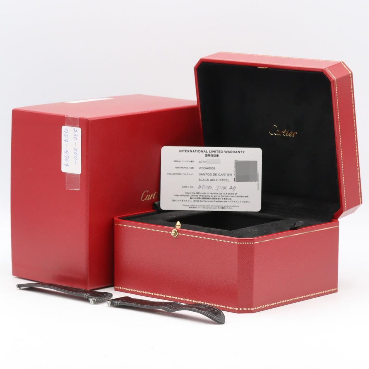 【ノーメンテナンス還元価格】カルティエ サントス･ドゥ･カルティエ LM ADLC WSSA0039 SS 自動巻