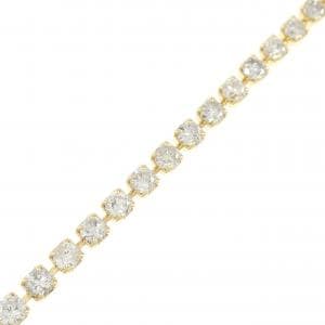 K18YG ダイヤモンド ブレスレット 3.00CT