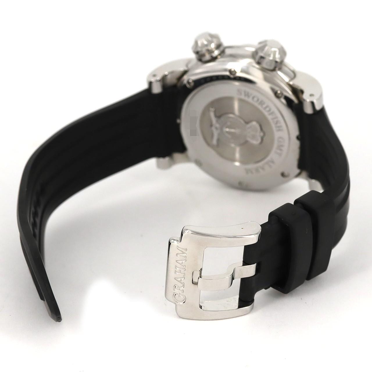 【無需維護】GRAHAM Swordfish Grillot Alarm GMT 2SWASGMT.S01A.K06B 不鏽鋼自動上弦