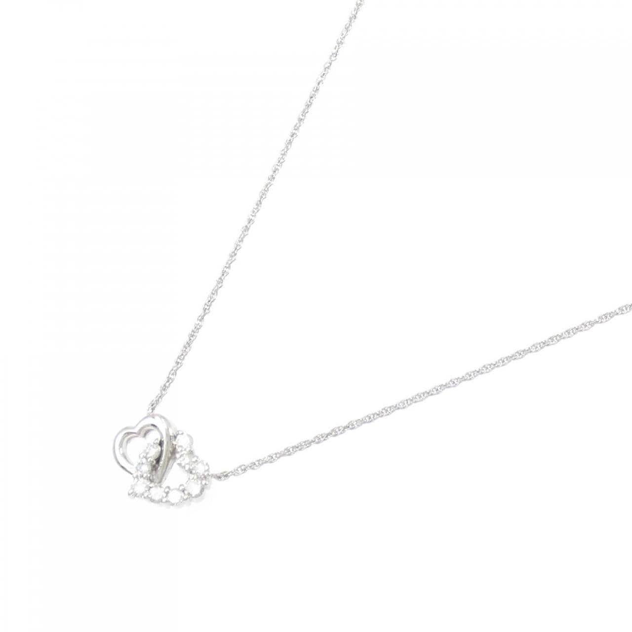 コメ兵｜PT ハート ダイヤモンド ネックレス 0.40CT｜ジュエリー