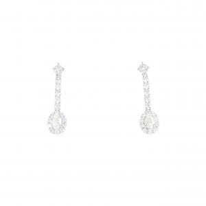 【新品】PT900 ダイヤモンド ピアス 0.60CT