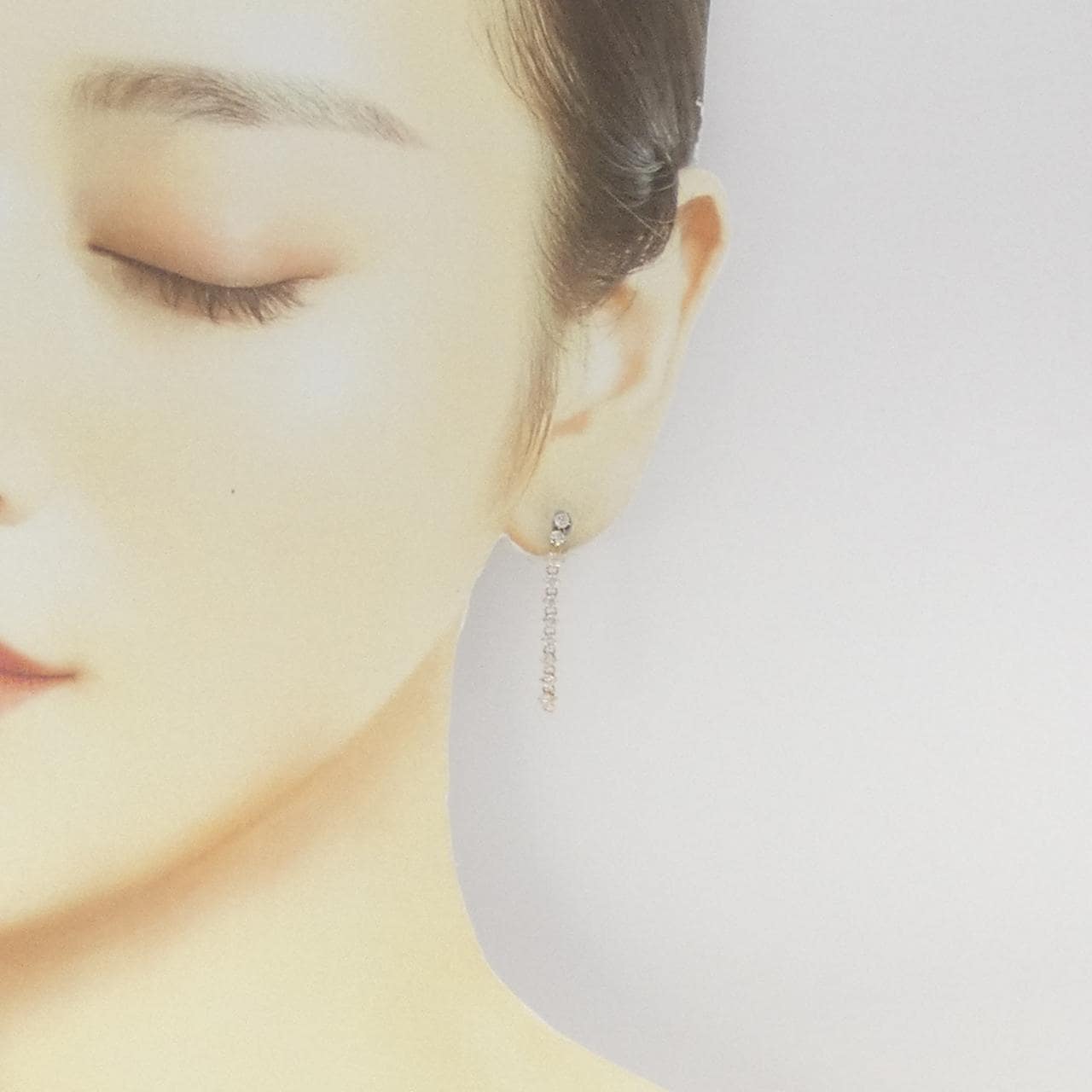 K18YG ダイヤモンド ピアス 1.00CT