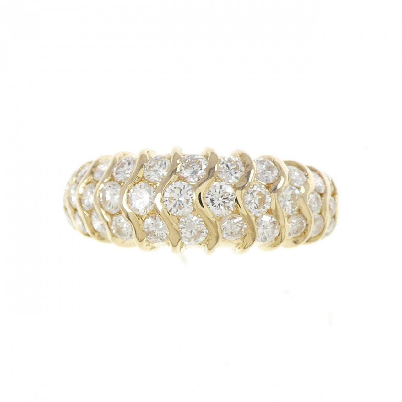 K18YG ダイヤモンド リング 0.98CT