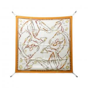 エルメス LES CHEVAUX DE CHAINES カレ 004096S スカーフ
