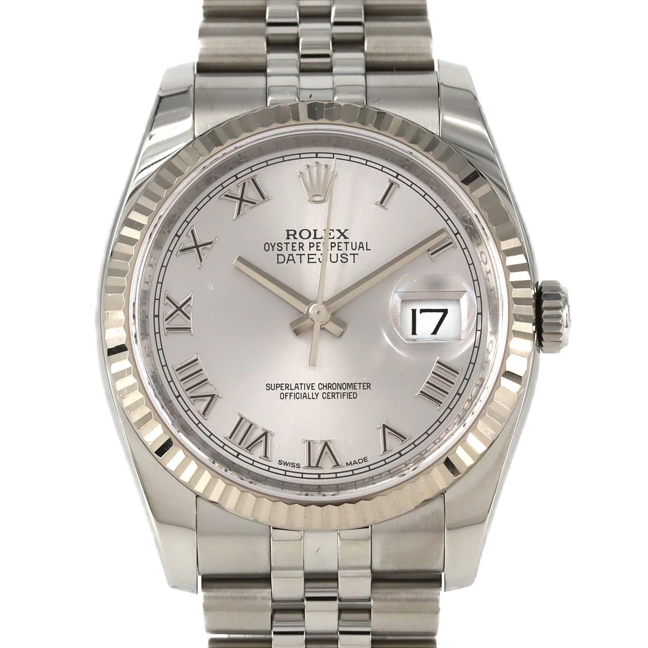 ロレックス デイトジャスト 116234 SSxWG 自動巻 ランダム番